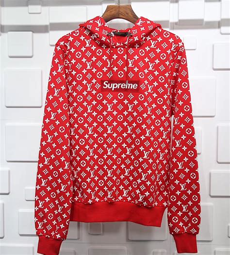 supreme hoodie louis vuitton|supreme and louis vuitton hoodie at StockX.